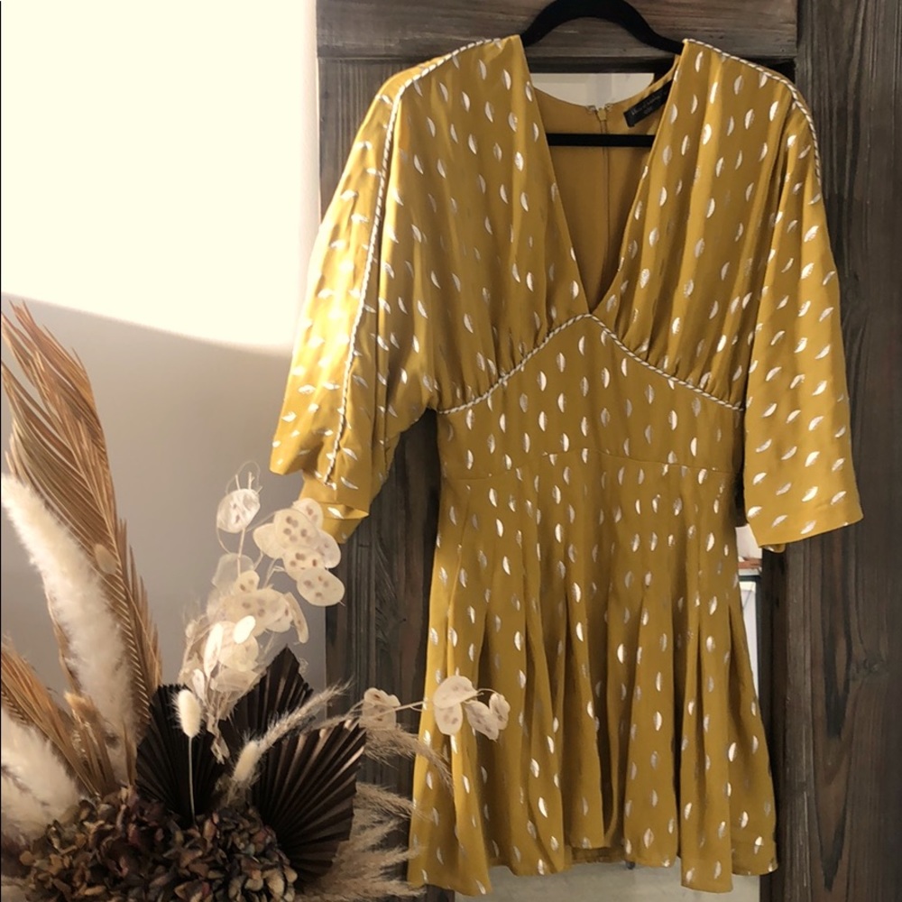 House of Harlow / Revolve Mustard Dress
